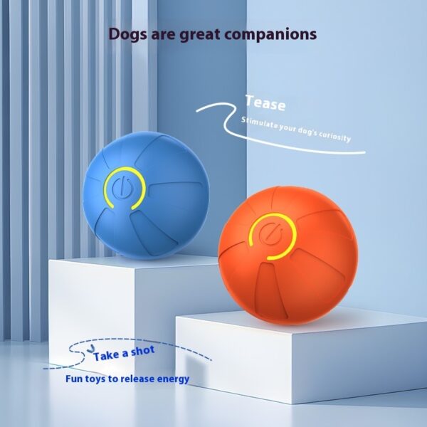 Pets Electric Jumping Ball Automatic Dog-teasing Luminous Pet Products Pets Dogs Training Products Ball Toys For Dogs Resistance - Image 6